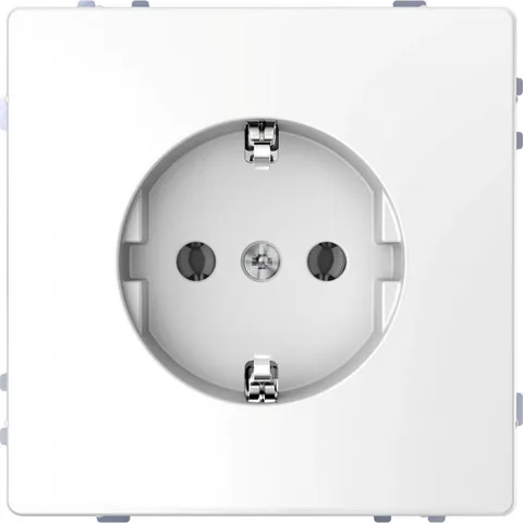 Розетка Schneider Electric D-Life, 16А, с з/к и шт, винт. зажим., бел. лотос, SD