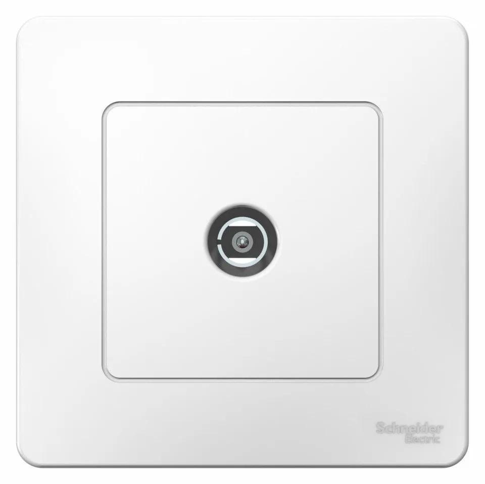 Розетка ТВ Systeme Electric Blanca, скрытой установки коннектор ТВ, белый