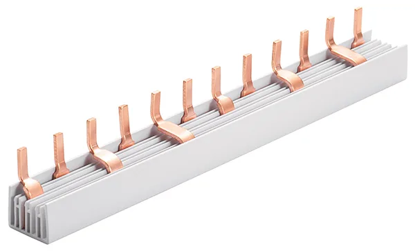 Шинка гребенчатая S-3L+N-1000/10, тип штырь, (L1-N-L2-N-L3-N)-54Mod., 10mm², 63A, 230/415V, 1000mm