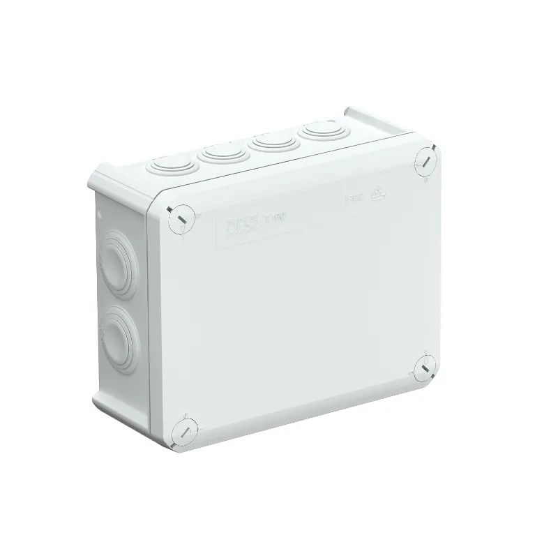 Коробка распред. T 160 без клемм, IP66, 190х150х77мм, 7хМ25, 5хМ32, серый, полипроп. армир.стекловол