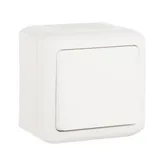 Quteo - Кнопка 6А IP44 (белый)