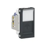 Розетка компьютерная Schneider Electric Unica, MODULAR, RJ45, одиночная, кат. 6 STP, 1 модуль, антрацит