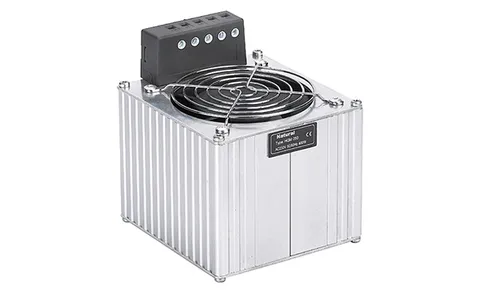 Нагреватель NTL 1500 1500W полупроводниковый в алюм. корпусе с вентилятором и термостатом, 230VAC, винт. клемма, на дин-рейку