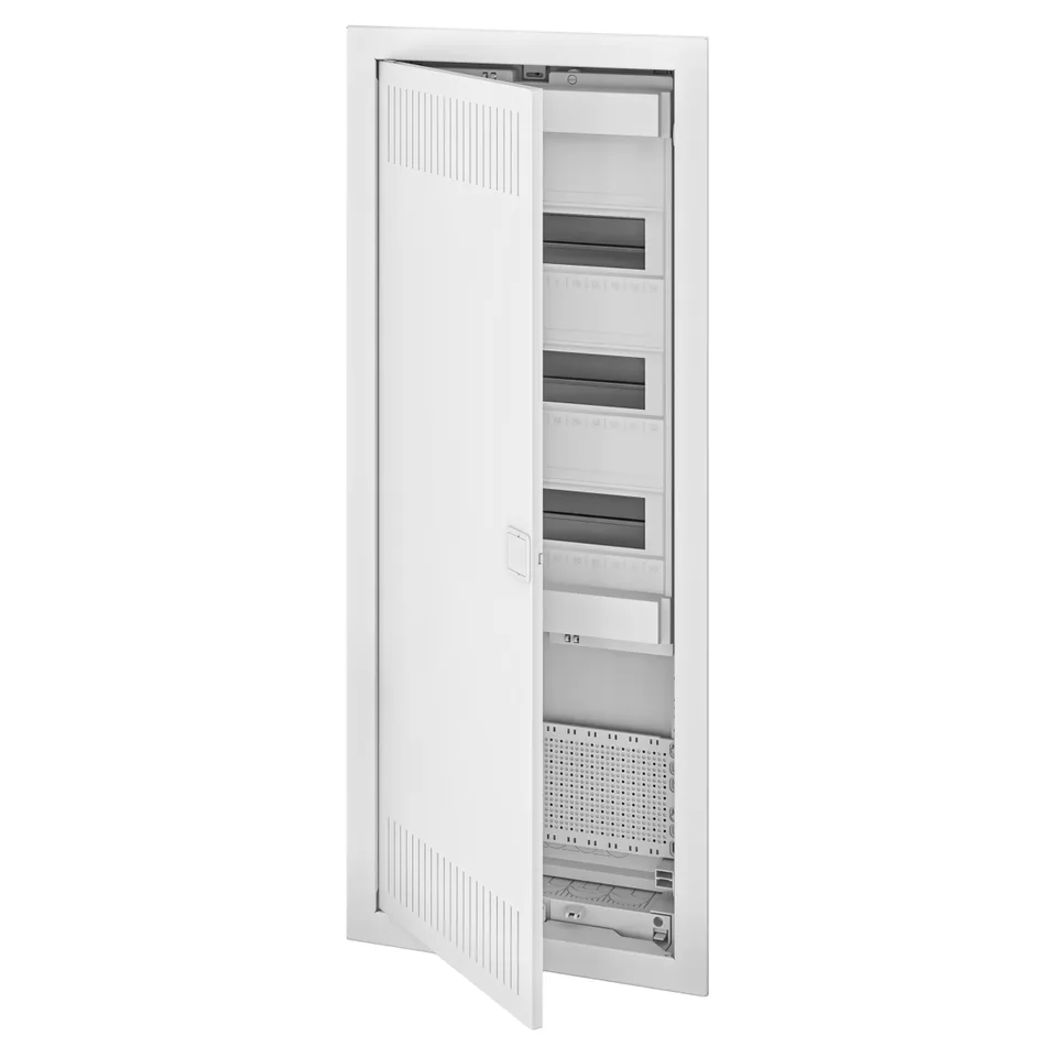 U60ES 5/3 PL, Щит встраиваемый комбинированный 5/3 с металл. дверцей, IP30