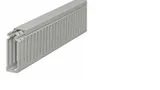 Перфокороб LKV 75025, органайзер для шкафов, 75 x 25 мм (глубина х ширина крышки), L=2000мм, RAL 7030 серый