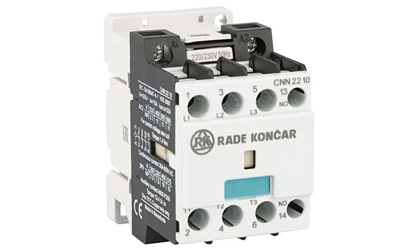 Контактор CNN 22 10 220/230V 50Hz, 3P, 22A/(30A по AC-1), 11kW(400VAC), 220/230VAC, 1NO