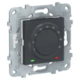 Термостат Schneider Electric Unica, NEW теплого пола, 10А, выносной термодатчик, антрацит