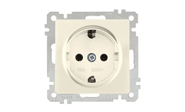 21 - Розетка 2P+E, сл.кость