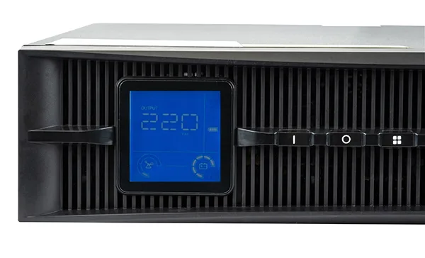 ИБП Kehua KR-RM Li, 2200VA/2200W, RT 2U, ЖК-дисплей, со встроенной литиевой батареей 72Vdc, время резервирования 22 минуты, 6×IEC320 C13, 1×IEC320 C19