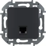 Inspiria - Розетка 1хRJ-45 UTP CAT6 (антрацит)