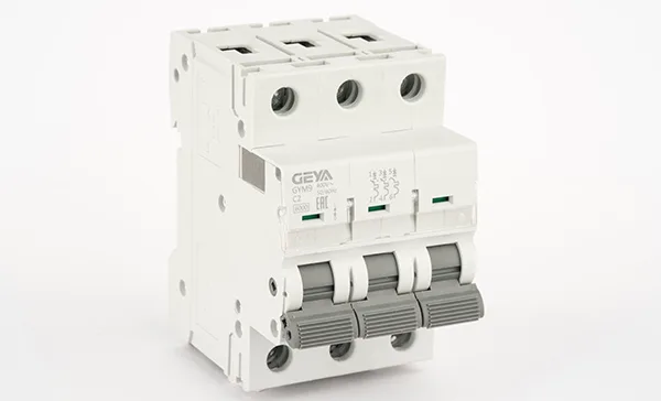 Авт. выключатель GYM9-3P-2C, 3P, 2A, хар-ка C, 6kA, 3M