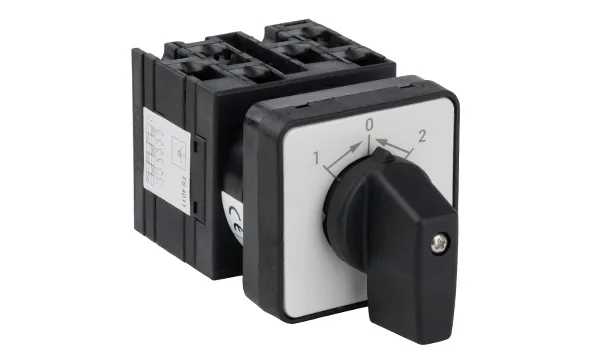 Переключатель UKT0-3-8216/E, 3P, 20A, тип 1→0←2, 3NO на 1_2, на дверь, фронт IP65