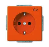 Basic 55 - Розетка 2P+E нем. стд. (оранжевый)