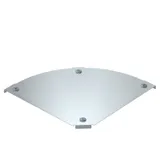 Крышка DFBM 90 300 FS секции угловой горизонтальной 90°, для лотка шириной 300мм, конв. оцинк.