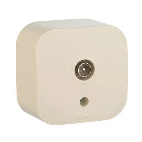 Quteo - Розетка TV простая 1.5dB (сл.кость)