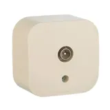 Quteo - Розетка TV простая 1.5dB (сл.кость)
