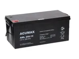Батарея аккумуляторная Acumax AML250-12, 12V/250Ah, 224x522x230 HxLxW, 73.2kg, 10-12лет