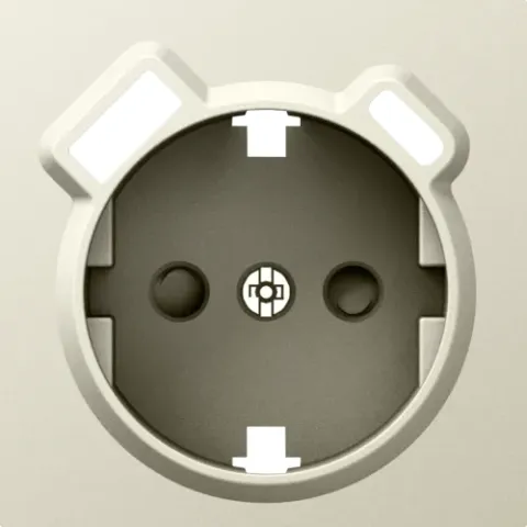 Накладка для розетки Schuko с зарядным устройством USB A+C, со шторками 16A 250В, шампань, серия A07