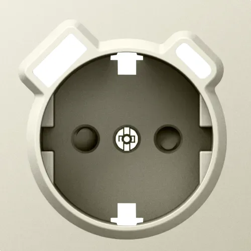 Накладка для розетки Schuko с зарядным устройством USB A+C, со шторками 16A 250В, шампань, серия A07