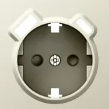Накладка для розетки Schuko с зарядным устройством USB A+C, со шторками 16A 250В, шампань, серия A07