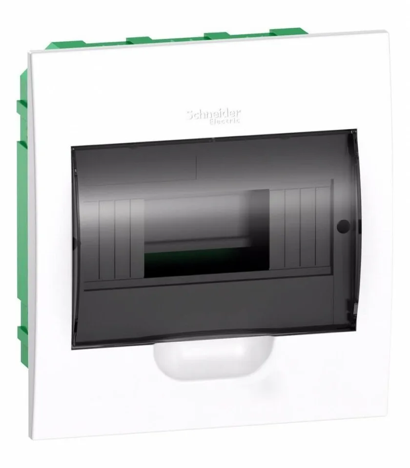 Щит встраиваемый Systeme Electric Easy9 на 8 модулей, 1 ряд, прозрачная дверь