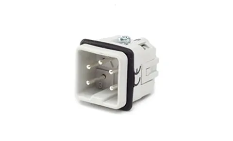 Разъем многополюсный EB, вилка, 5P, 10A 400V, винтовой зажим, пластик V0