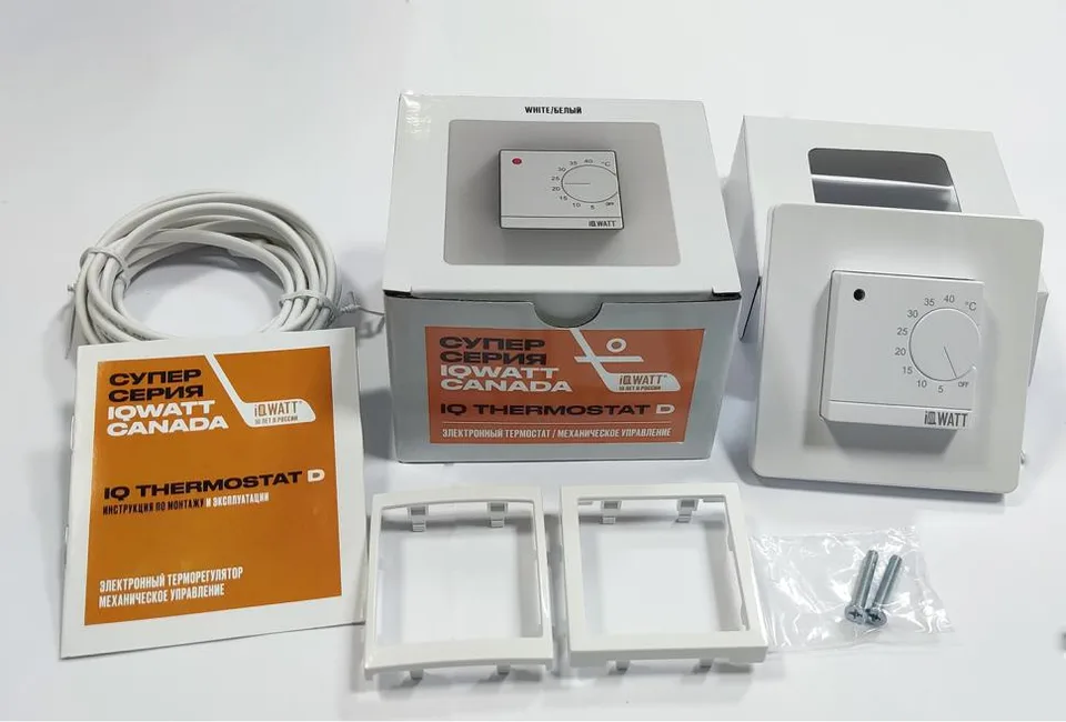 Терморегулятор iQ Thermostat D механический, 16 А