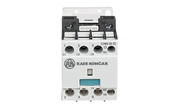 Контактор CNN 18 10 380/400V 50Hz, 3P, 18A/(30A по AC-1), 7.5kW(400VAC), 380/400VAC, 1NO