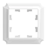 Рамка Systeme Electric AtlasDesign, ANTIQUE 1-постовая, белый