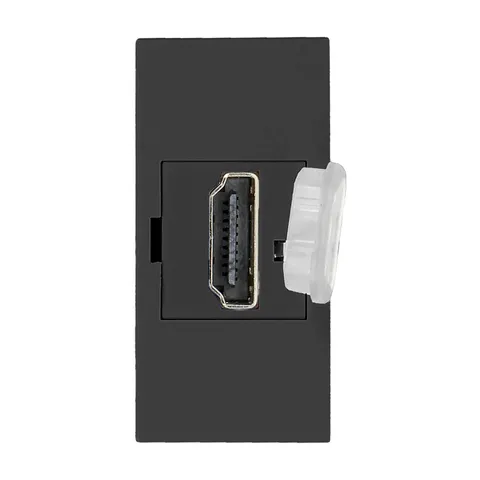 Noen - Розетка HDMI, двойной разъем, тип А, 1М, черная