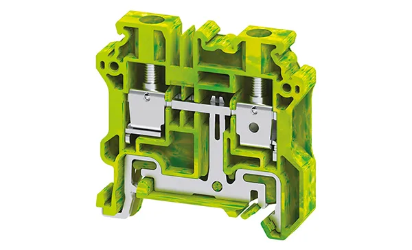 Клемма защитного проводника CYG6 /8x50mm, винтовая, 2 присоед., 6(max 10)mm2, желто-зеленая