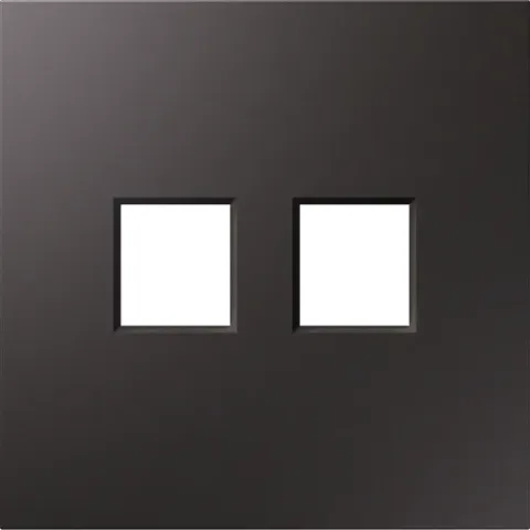 Накладка 2-я для розеток RJ45, TV, SAT, мокко, серия S08