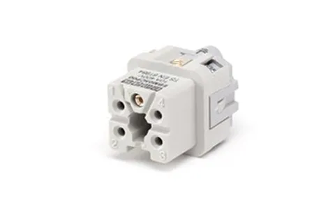Разъем многополюсный EB, розетка, 5P, 10A 400V, винтовой зажим, пластик V0