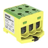 Клемма Morek OTL95-3 желто-зеленая, 3xAl/Cu 6_95mm², 245(CU)/220(AL)A на клемму, 1000V, винтовые зажимы