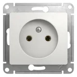 Розетка Systeme Electric Glossa, без заземления, 16А, механизм, белый
