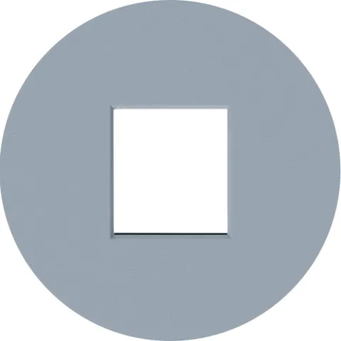 Накладка 1-я для розеток RJ45, TV, SAT, HDMI, матовый серый, серия D16