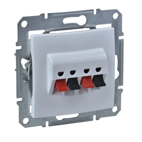 Розетка ТВ Schneider Electric Sedna, аудио х2, белый