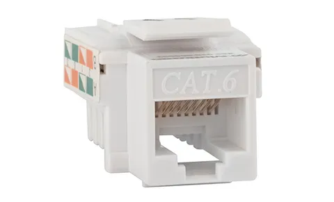 45X45 - Коннектор RJ-45 cat.6 Keystone, UTP