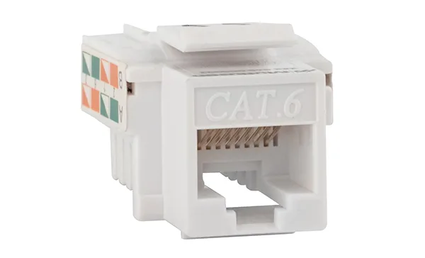45X45 - Коннектор RJ-45 cat.6 Keystone, UTP