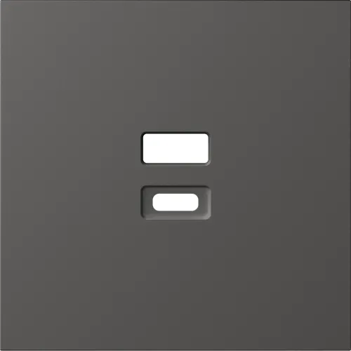 Накладка для розеток USB, матовый титан, серия S08