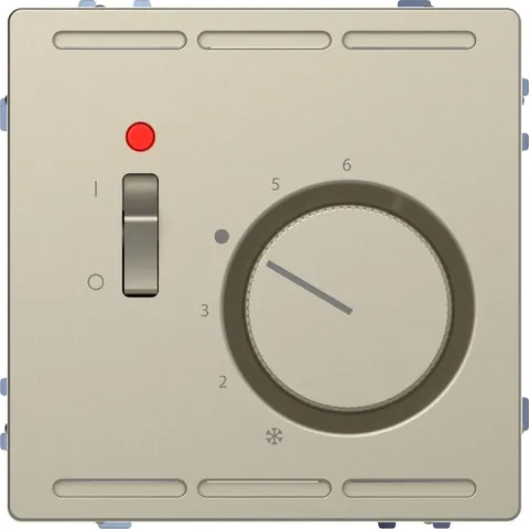Термостат Schneider Electric D-Life, терморегулятор с центр. пл. с выкл.230В, сахара, SD