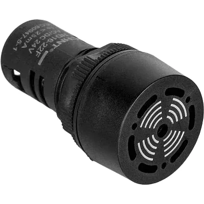 Сигнализатор звуковой ND16-22L ?22 мм черный АС380В (R)