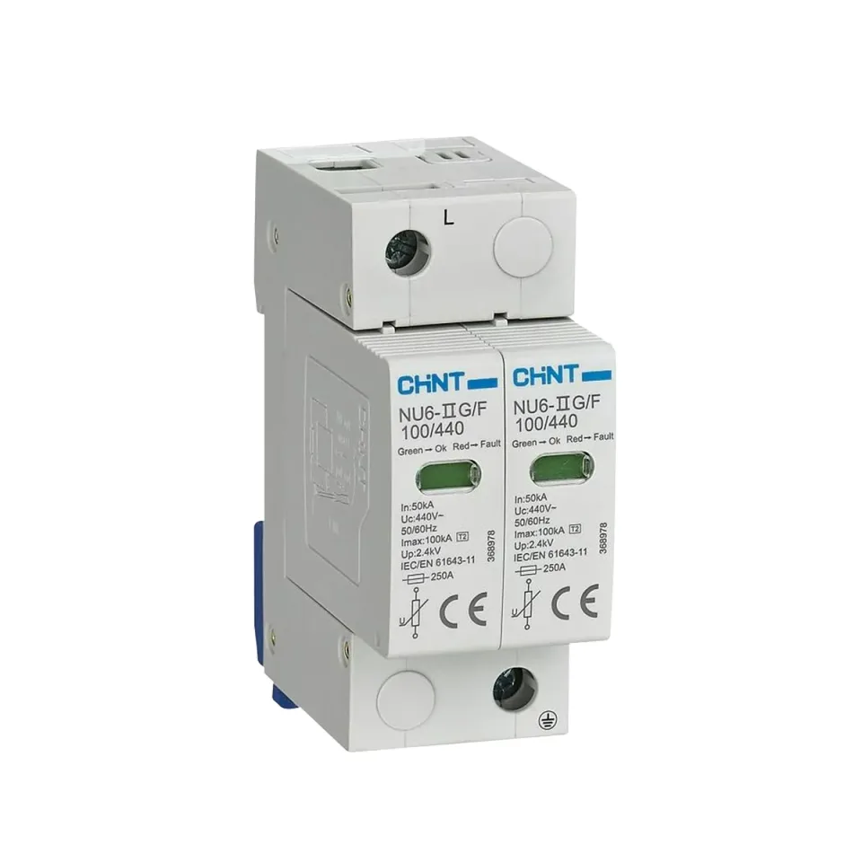 Ограничитель имп. перенапр. NU6-IIG 2Р In=25kA Uc=440B Im=65kA (R)