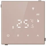 Термостат с датчиком пола с Wi-Fi, программируемый через приложение, стекло кашемир