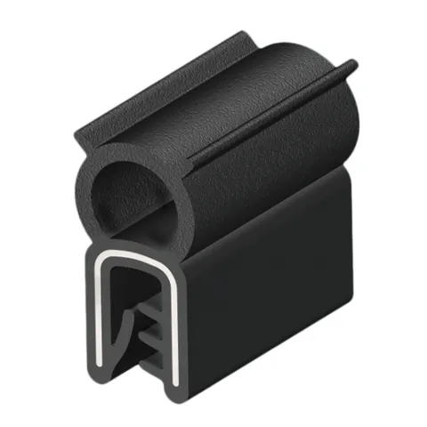 Профиль MCC уплотнительный самофиксирующийся 1,0-2,5mm, 33(20)x13mm, бухта 50m, RAL9005