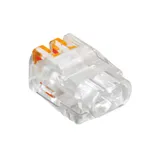 Клемма 61 225 FL универсальная, 2 контакта 0,2...2.5мм², 24А, 450V, поликарбонат