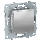 Розетка Schneider Electric Unica, NEW с заземл., со шторками, с крышкой, 16 А, 250 В, IP40, алюминий