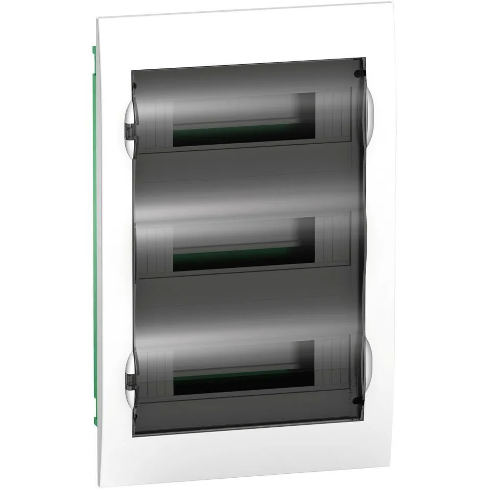 Щит встраиваемый Systeme Electric Easy9 на 36 модулей, 3 ряда, прозрачная дверь