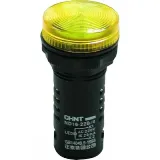 Индикатор ND16-22DS/4C желтый, компактный, встр. конденсатор, IP65 АС380В (R)