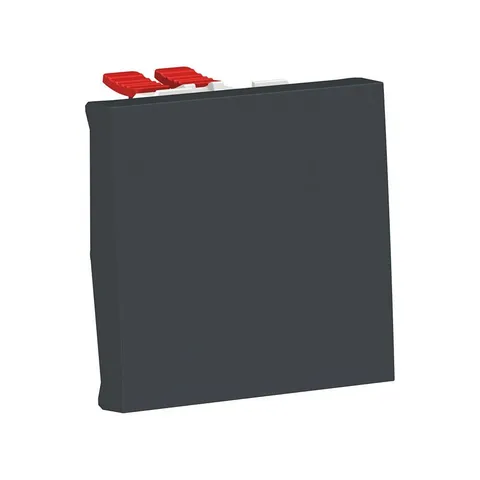 Выключатель Schneider Electric Unica, MODULAR переключатель 1-клав, перекрест, схема 7, 10 AX, 250В, 2мод антрацит